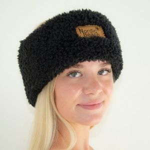 Black Nordic Beach Headwrap
